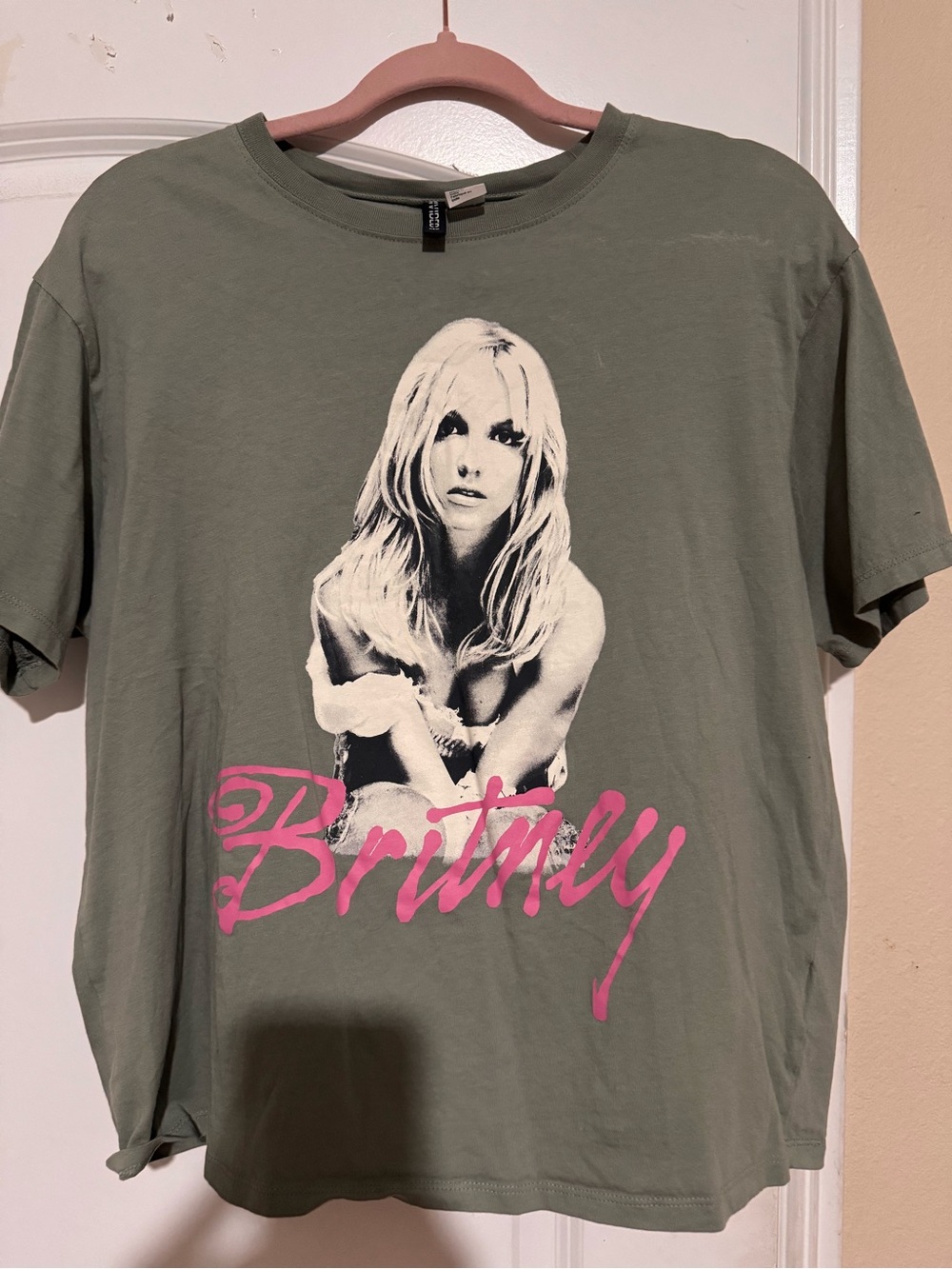 T-shirt with Britney print